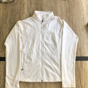 White Lululemon Zip-Up Jacket